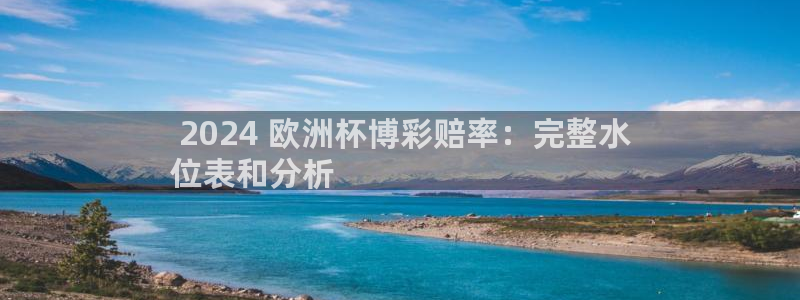 欧洲杯投注官方网站入口| 2024 欧洲杯博彩赔率：完整水
位表和分析
